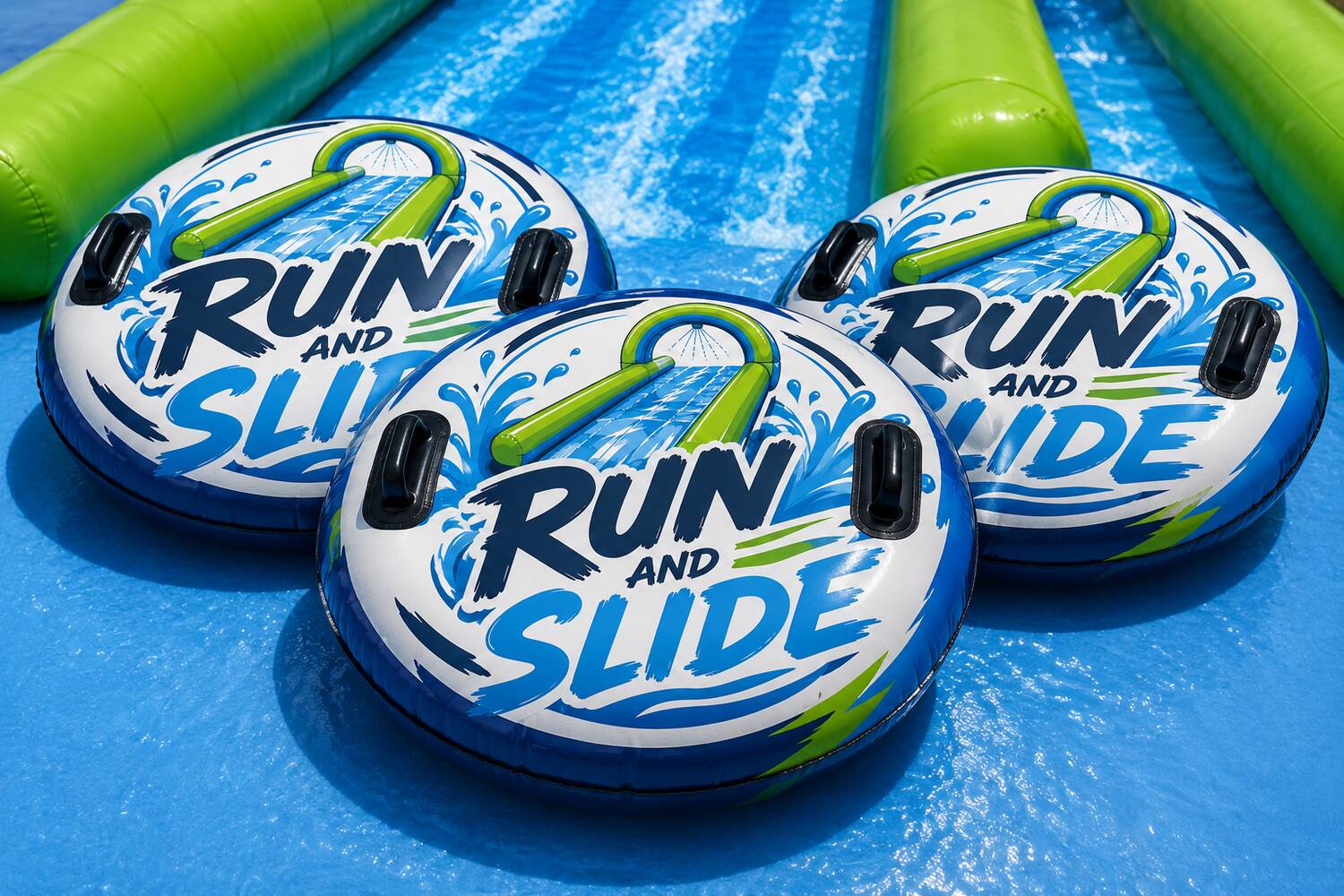 Trois bouées personnalisées Run and Slide